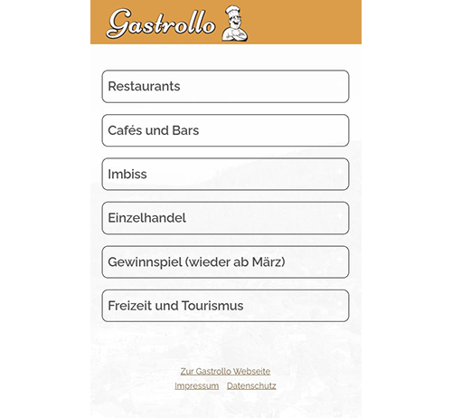 Screenshot Webapp Gastrollo Neckargemünd